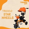 thumbnail image 2 of Triciclo Star Wheels Naranja Trendy Kids, 2 of 6