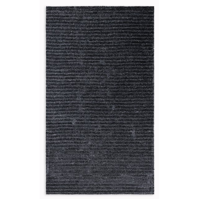 homeroots home decor 396916 5’ x 7’ Gray Modern Shimmery Area Rug