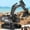 Black, variant on RC Excavator Toy - 1:20 Scale Remote Control Construction Vehicle, 2.4GHz 5 Channel Alloy RC Truck with Lights & Sounds, Rechargeable Digger Tractor, Outdoor Sandbox Toy, Gift for Kids Adults