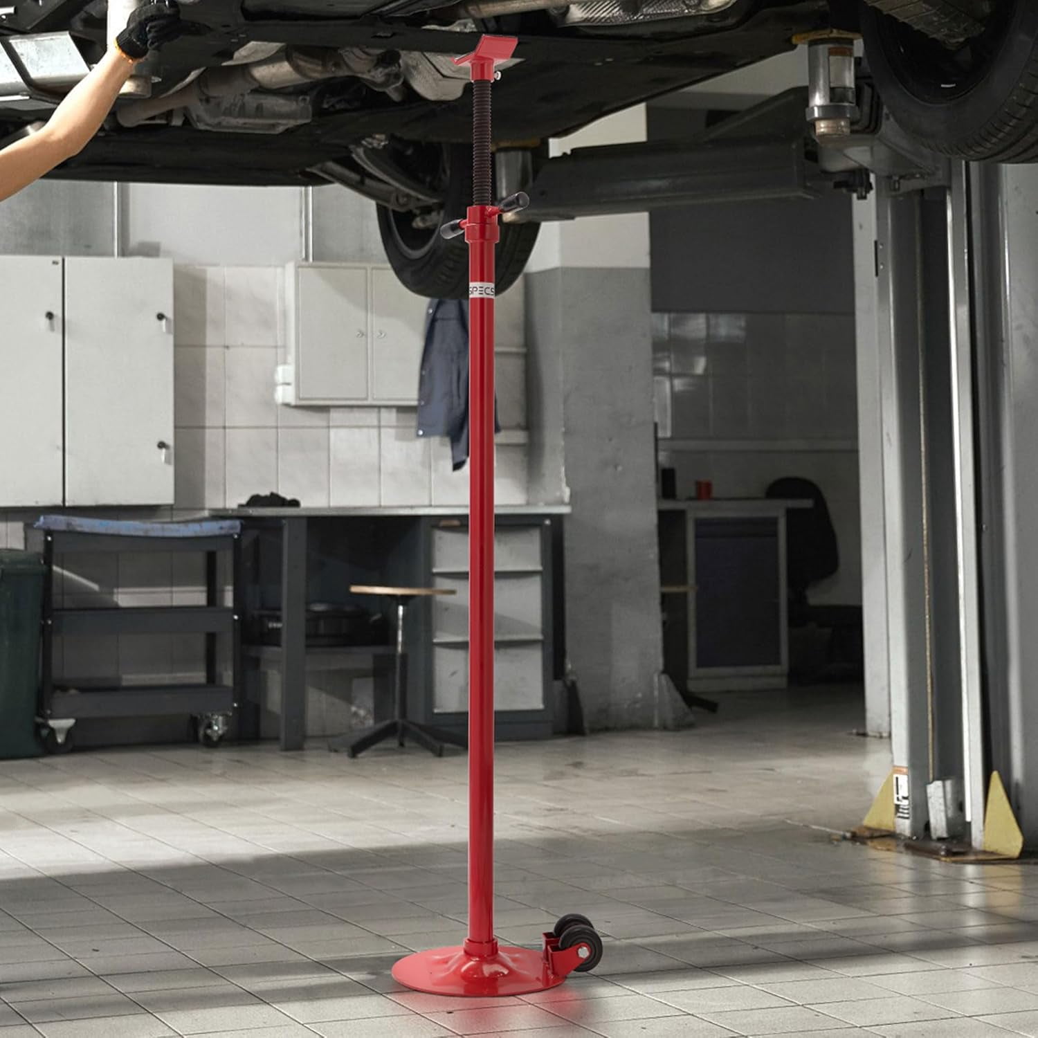 SPECSTAR Under Hoist Support Stand Weight Rack, 1 Pack