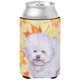 thumbnail image 1 of ""Caroline'S Treasures Bichon Frise Fall - Abrazadera Decorativa Para Latas Multicolor"", 1 of 1