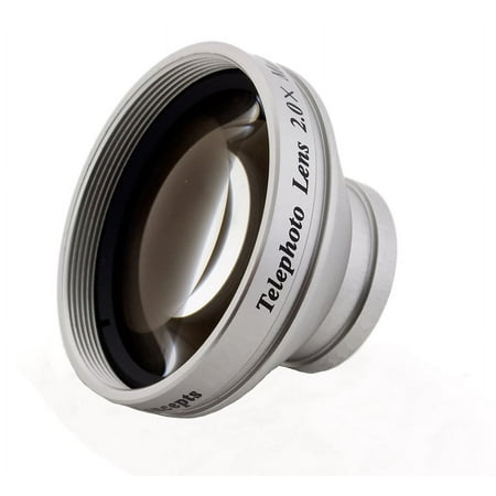 2.0x High Grade Telephoto Conversion Lens (30mm) For Sony Handycam DCR-DVD650