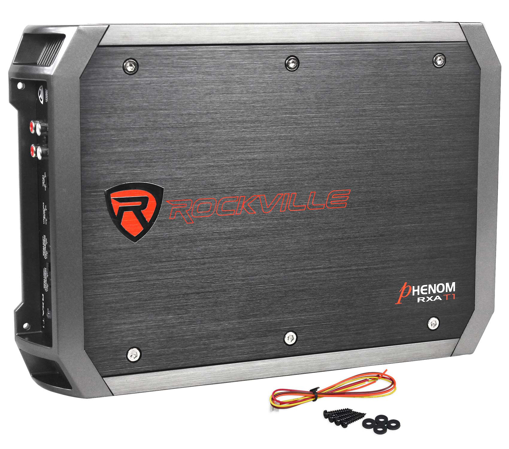 Rockville RXA-T1 1500 Watt Peak/375w RMS 2 Channel Car Stereo Amplifier+Amp Kit - image 2 of 7