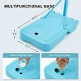 thumbnail image 3 of Danrelax 3.1-4.1FT Adjustable Pool Basketball Hoop, 32"x23" Backboard, Portable, Blue, 3 of 9