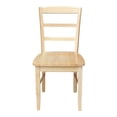 thumbnail image 3 of Madrid Ladderback Dining Chair in Natural (Set of 2), 3 of 11
