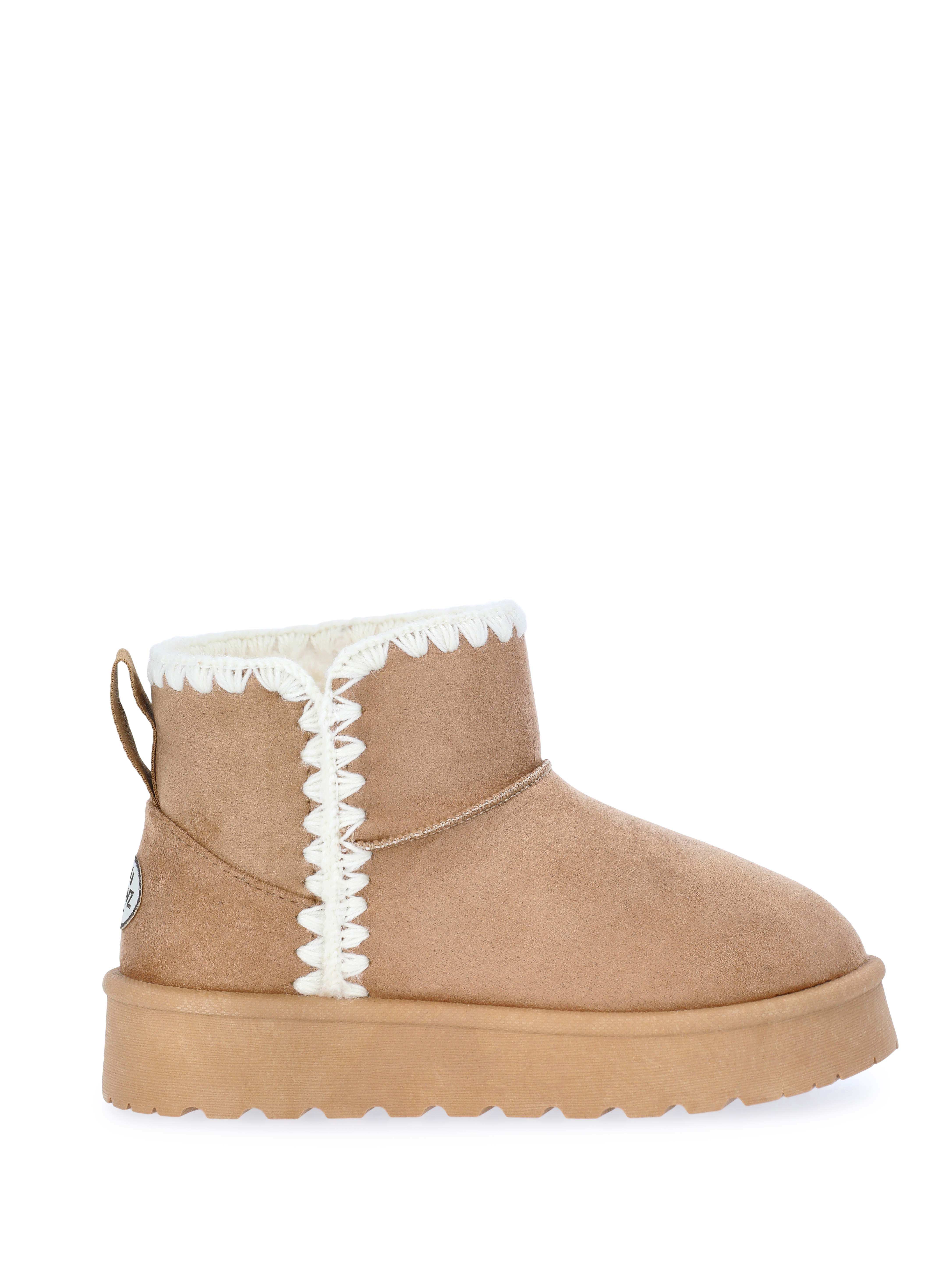 Pawz Little & Big Girls Platform Cozy Boots