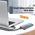 thumbnail image 4 of Carcasa para SSD M.2 de 20 Gbps con Ventilador de Refrigeración, USB-C 3.1, Protocolo Dual, Alta Velocidad, para Discos Duros Externos 2242, 2260 y 2280., 4 of 5