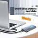 thumbnail image 4 of Carcasa para SSD M.2 de 20 Gbps con Ventilador de Refrigeración, USB-C 3.1, Protocolo Dual, Alta Velocidad, para Discos Duros Externos 2242, 2260 y 2280., 4 of 5