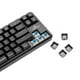 thumbnail image 3 of Teclado Gamer Yeyian YTM-28210B mecánico inalambrico bluetooth 65% TKL RGB, 3 of 9