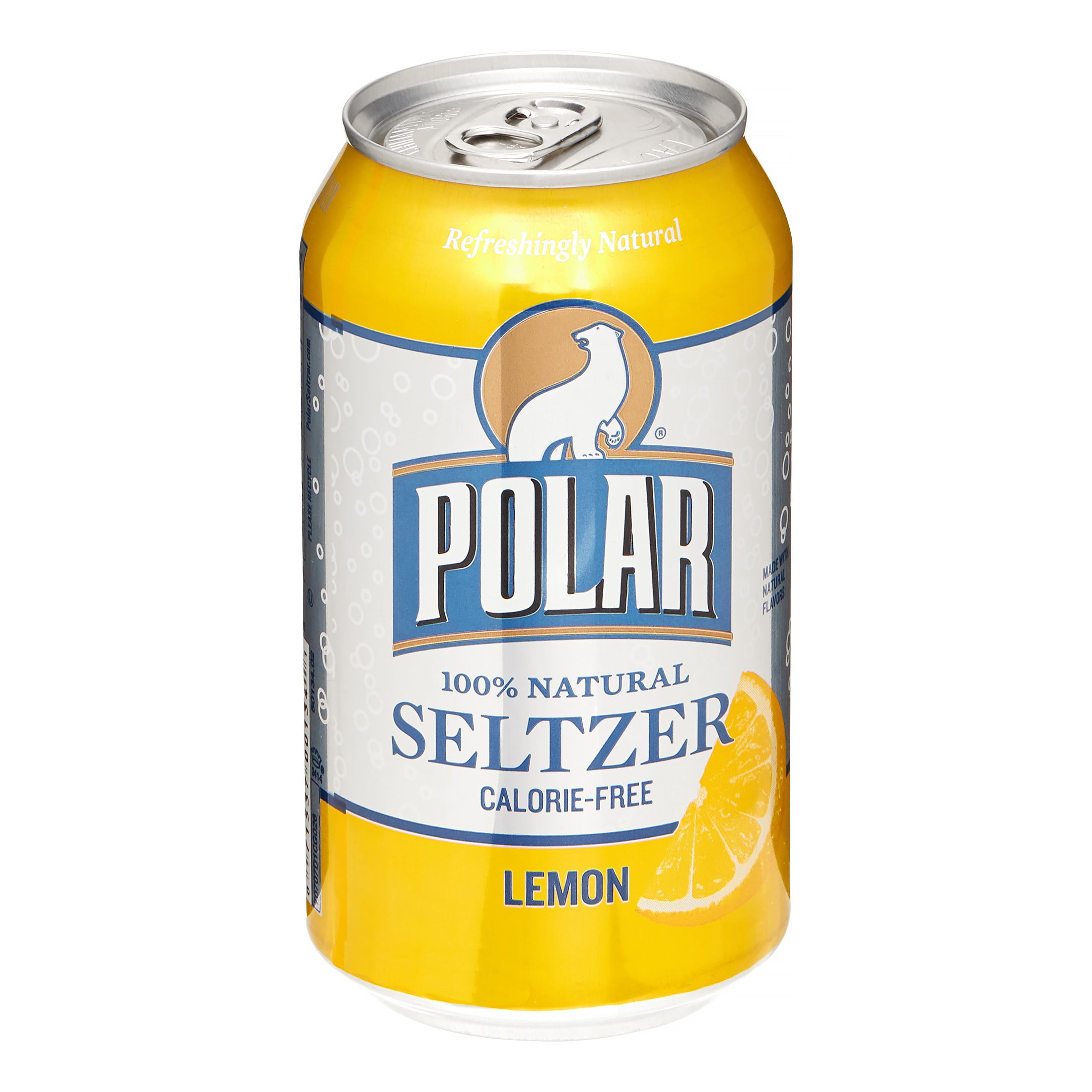 Polar Seltzer Water, Lemon, 12 pack, 12 fl oz - Walmart.com ...