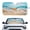Beach Sea Turtle Print, variant on XYZCANDO Car Windshield Sun Shade with Realistic Interior Print, Foldable Sunshade for Suvs to Block Heat and Keep Vehicle Interior Cool