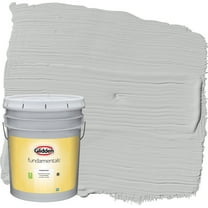 Glidden Fundamentals Interior Paint Solitary State / Gray, Flat, 5 Gallon