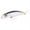 Gold Silver, variant on Topwater Popper Fishing Lure, 3.15 Inch 0.35 oz Plastic Hard Bait with Cupped Mouth, 3D Eyes and Dual Treble Hooks, Olive Gold