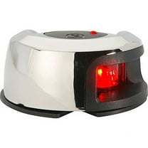 Attwood LightArmor Deck Mount Navigation Light - Stainless Steel - Port (red) - 2NM