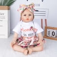 thumbnail image 4 of Reborn Baby Dolls Clothes 20-22 inch Newborn Baby Doll Clothes Accessories 6 Pieces Set GloTide, 4 of 7