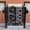 Black#1, variant on Fence Panels, 3.5*3.5FT Air Conditioner Fence for Outdoor Units Metal Privacy Fence,Metal Privacy Screen with Planter Boxes,Outdoor Freestanding Trash Can Fence, Black Privacy Fence,Metal Fence Gate