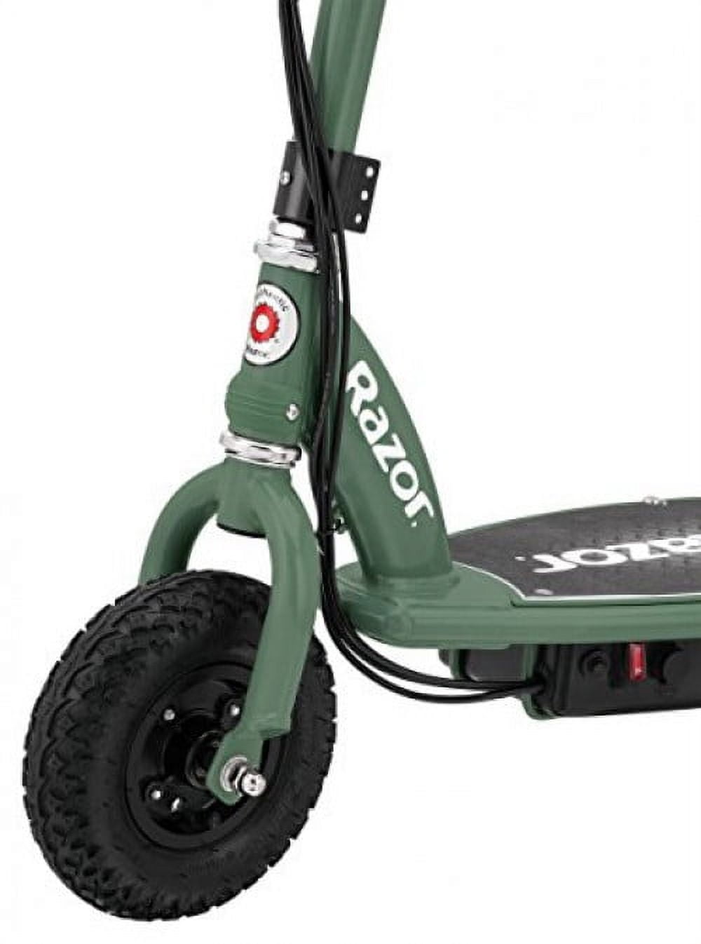Razor RX200 Electric Scooter - Black/Green, up to 12 mph, All Terrain Off-Roading, for Teen Age 13+