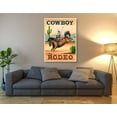 thumbnail image 3 of Epic Graffiti 'Cowboy Rodeo' by Ethan Harper Canvas Wall Art, 40"x54", 3 of 3