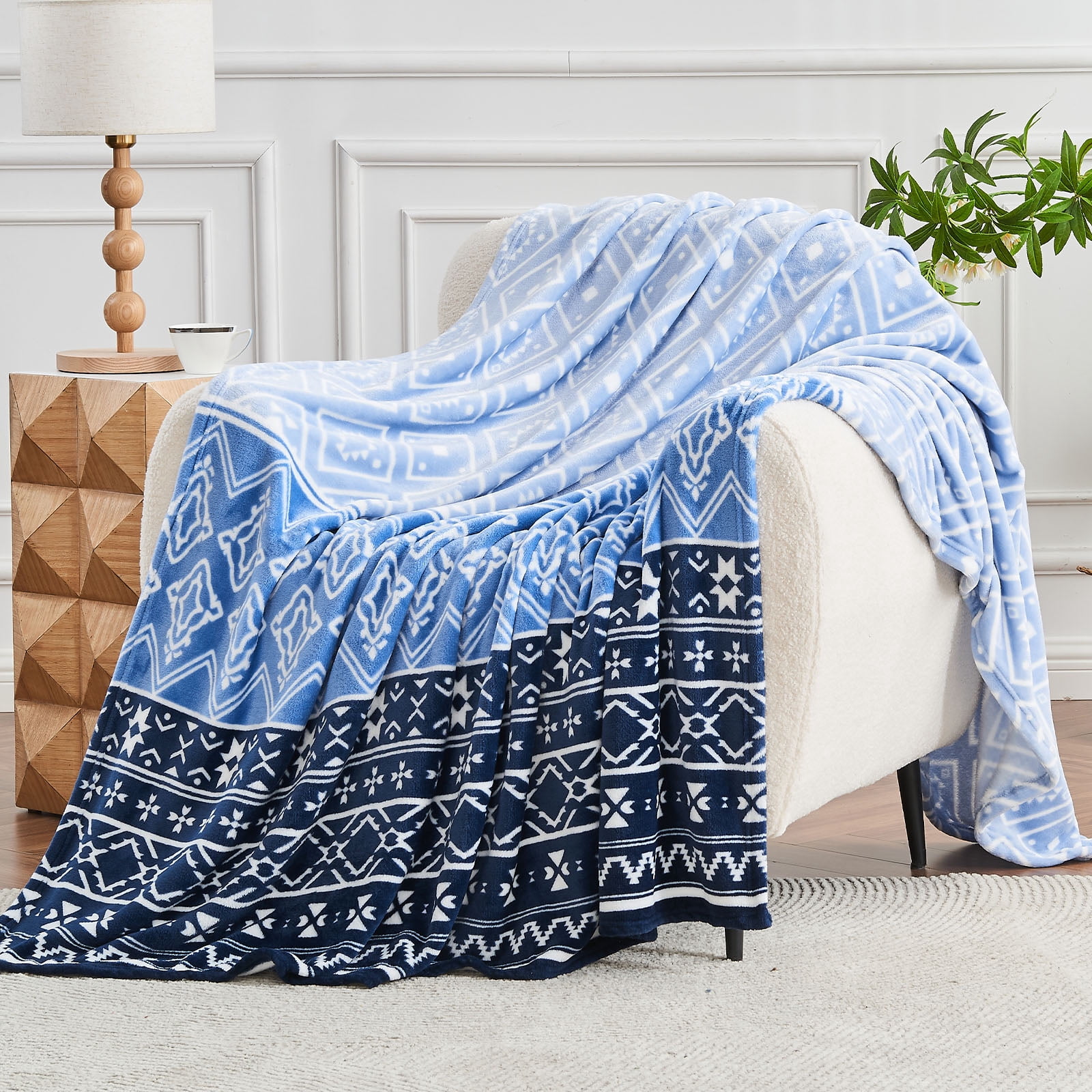 Gogreen Cozy Blanket Printed Blanket Twin Blanket - 300 GSM Fleece Blanket Twin Size Blanket for Home Decoration, Ultra Soft Blanket Microfiber Twin Blanket (Twin - 60" x 80")