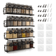 thumbnail image 1 of Especieros Estante Organizador Cocina Multiusos, 4 Piezas Xtellar negro, 1 of 3