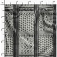 thumbnail image 2 of Soimoi Japan Crepe Satin Black Fabric By the Yard - 54 Inch Wide - Ethnic Geometric Material - Artistic and Modern Patterns for Various Uses Printed Fabric, 2 of 6
