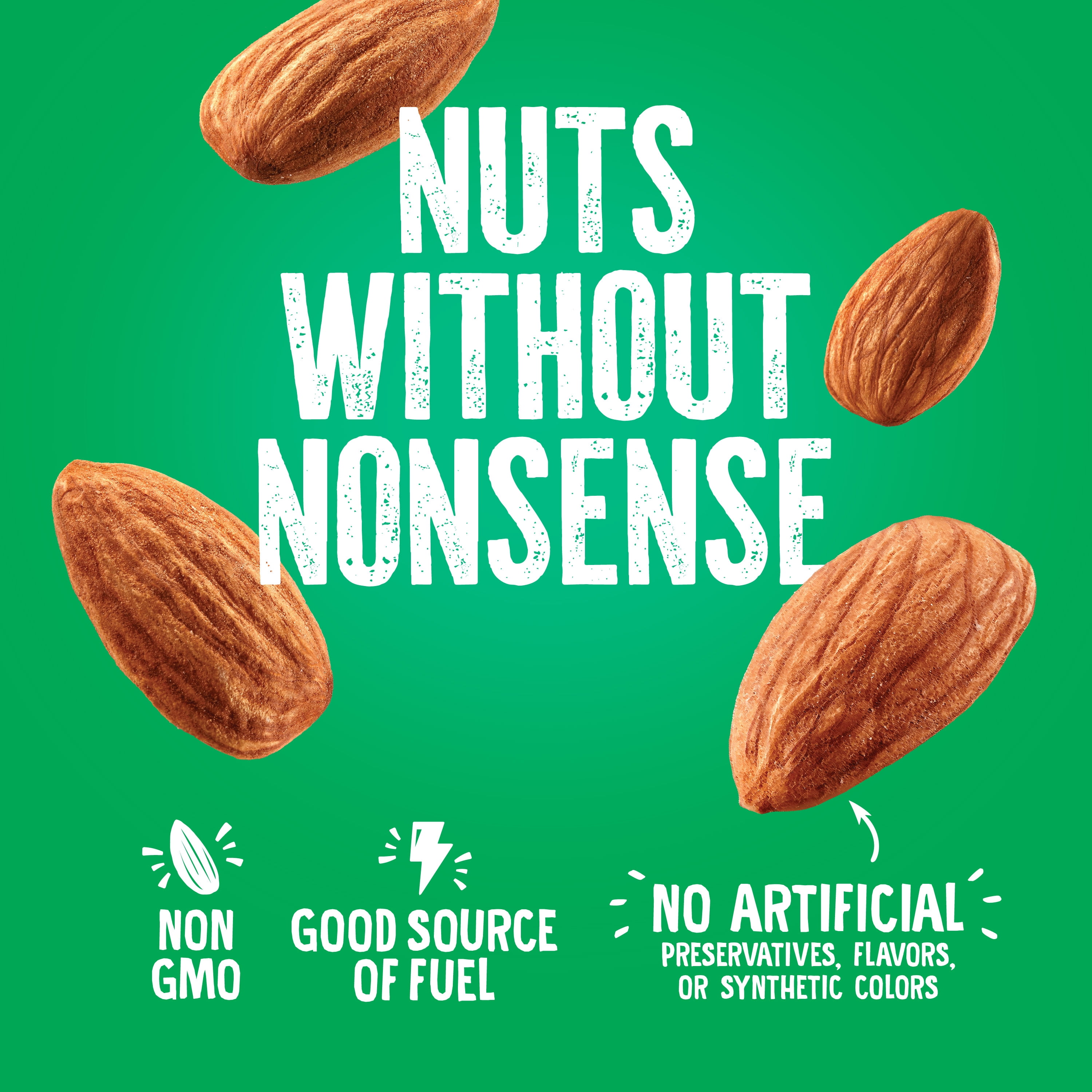 Emerald Nuts Dry Roasted Almonds & Whole Almonds, 100-Calorie Individual Packs, 7 CT Each (Variety Pack)