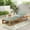 Mint Green,Teak, variant on Mint Green,Teak Mint Green Textilene Chaise Lounge with Teak Acacia Wood Frame - 78.75 in Length Outdoor Patio Furniture for