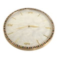 thumbnail image 4 of Reloj de pared de latón, silencioso, de cuarzo, funciona con pilas, redondo, decorativo, para el hogar y la sala de estar, diámetro de 40 cm., 4 of 14