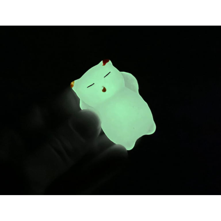 Happy Trendz® 20 Pièces Mochie Squishy Glow in the Dark - Glowing Squishy  Mini