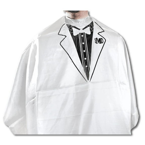 MD® Barber Tuxedo Cape White