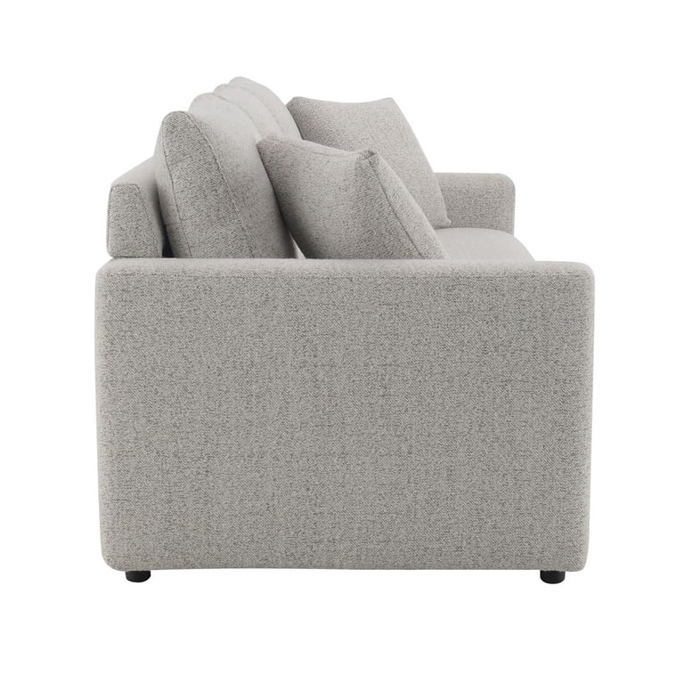 ACME Connie Fabric Upholstered Sofa with Sleeper and 2 Pillows in