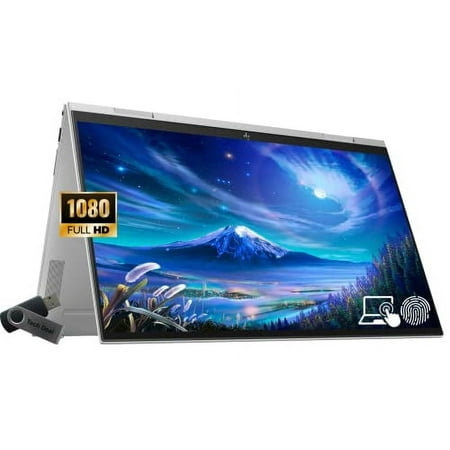 HP Envy x360 2-in-1 Convertible Business Laptop, 15.6 inch FHD Touchscreen, Intel Core i5-1135G7, Windows 11 Pro, 32GB RAM 1TB SSD, Fingerprint Reader, Backlit Keyboard, Tech Deal USB, Natural Silver