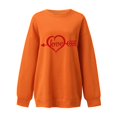 thumbnail image 3 of WEAIXIMIUNG Robes Sweat-Shirt pour Femmes 2024 Mode Féminine Extérieur Imprimé Saint-Valentin Ample Col Rond Manches Longues Hoodie 7, 3 of 4