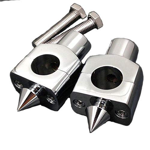 Chrome 1" 25mm Handlebar Riser For Harley Honda Kawasaki Suzuki Yamaha Cruiser