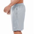 thumbnail image 3 of NORTHYARD Men's 7 Inch Athletic Basketball Shorts with 4 Pockets Workout Gym Short Lightgrey 4XL, 3 of 8