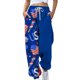 thumbnail image 2 of Pantalones de pierna ancha sueltos de cintura alta para mujer, deportivos, casuales, ajustados, con cordones Fridja alkflakhf33275, 2 of 5