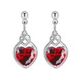 thumbnail image 1 of Valentine Heart Necklace Pendant Earrings Ring Jewelry Set For Women And Girls, 1 of 4