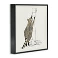 thumbnail image 3 of Stupell Industries Raccoon Toilet Paper Hoarder Animals & Insects Painting Black Framed Art Print Wall Art, 24 x 24, 3 of 9