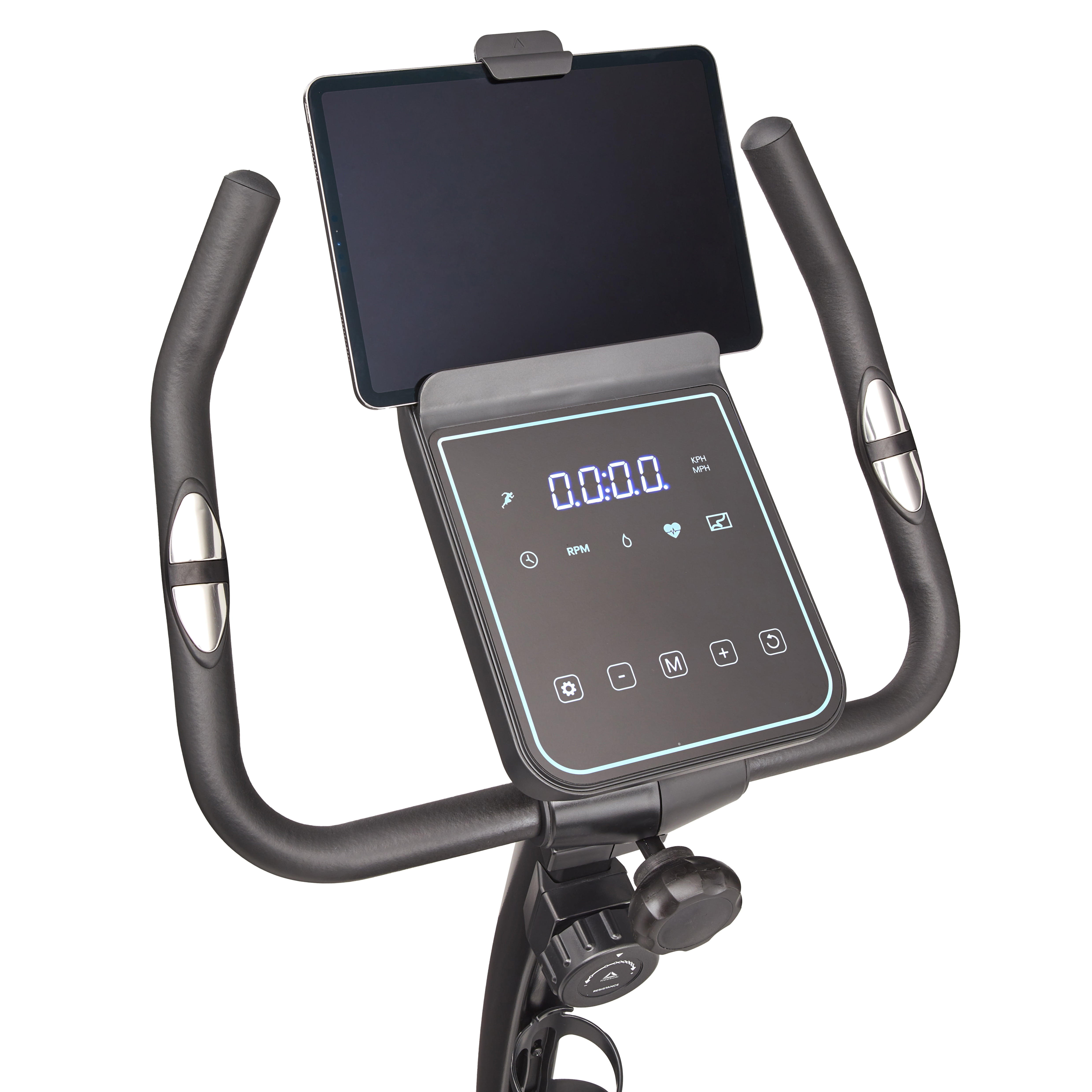 Reebok Fitness Delta FR20 Exercise Bike, Black, Indoor Upright Stationary Cycling, Cardio Exercise, 8 resistance levels