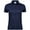 Navy, variant on Womens Pima Cotton Interlock Stitching Polo Shirt