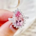 thumbnail image 2 of EOEMY Women 925 Silver Rings Pretty Cubic Zirconia Wedding Party Gifts Sz 6-10, 2 of 7