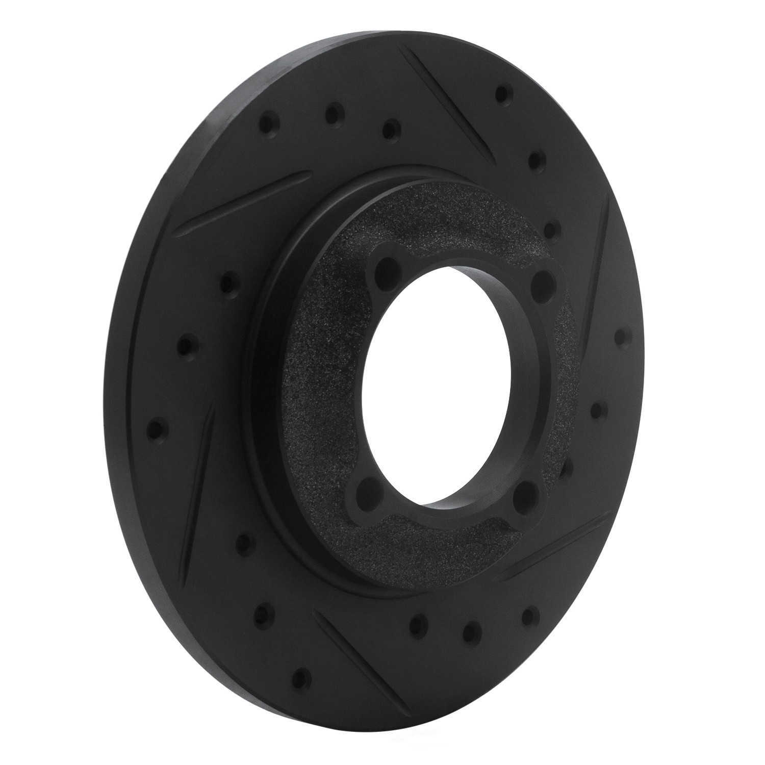 Dynamic Friction Company 633-54000R DFC Brake Rotor - Drilled And Slotted - Black