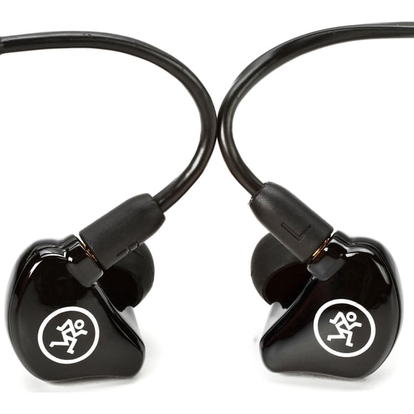 Mackie MP-220 BTA Monitores internos profesionales con controlador dinámico dual y adaptador Bluetooth