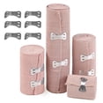 thumbnail image 6 of Elastic Bandage with Clips High Elasticity Latex Free Compression Body Joint Wrap Roll Washable & Reusable for Sports 4 Pack, 6 of 12