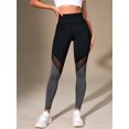 thumbnail image 3 of Skin-friendly With Pocket Fitness High Waist Women Sports High Waist Yoga Leggings Pants, 3 of 6
