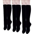 thumbnail image 5 of 3 Pairs Womens Fuzzy Slipper Socks, Long Soft Warm Cute Microfiber Cozy Fluffy Winter Plush Socks, 5 of 8