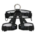 thumbnail image 4 of Adjustable Thickness Climbing Harness Half Body Harnesses Rescuing Caving Rock Climbing Rappelling Tree Waist Safety Belts (Black), 4 of 8