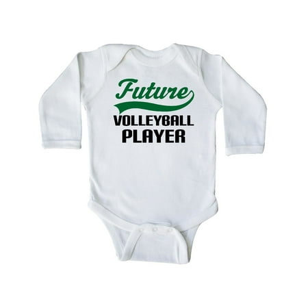 

Inktastic Future Volleyball Player Gift Baby Boy Long Sleeve Bodysuit