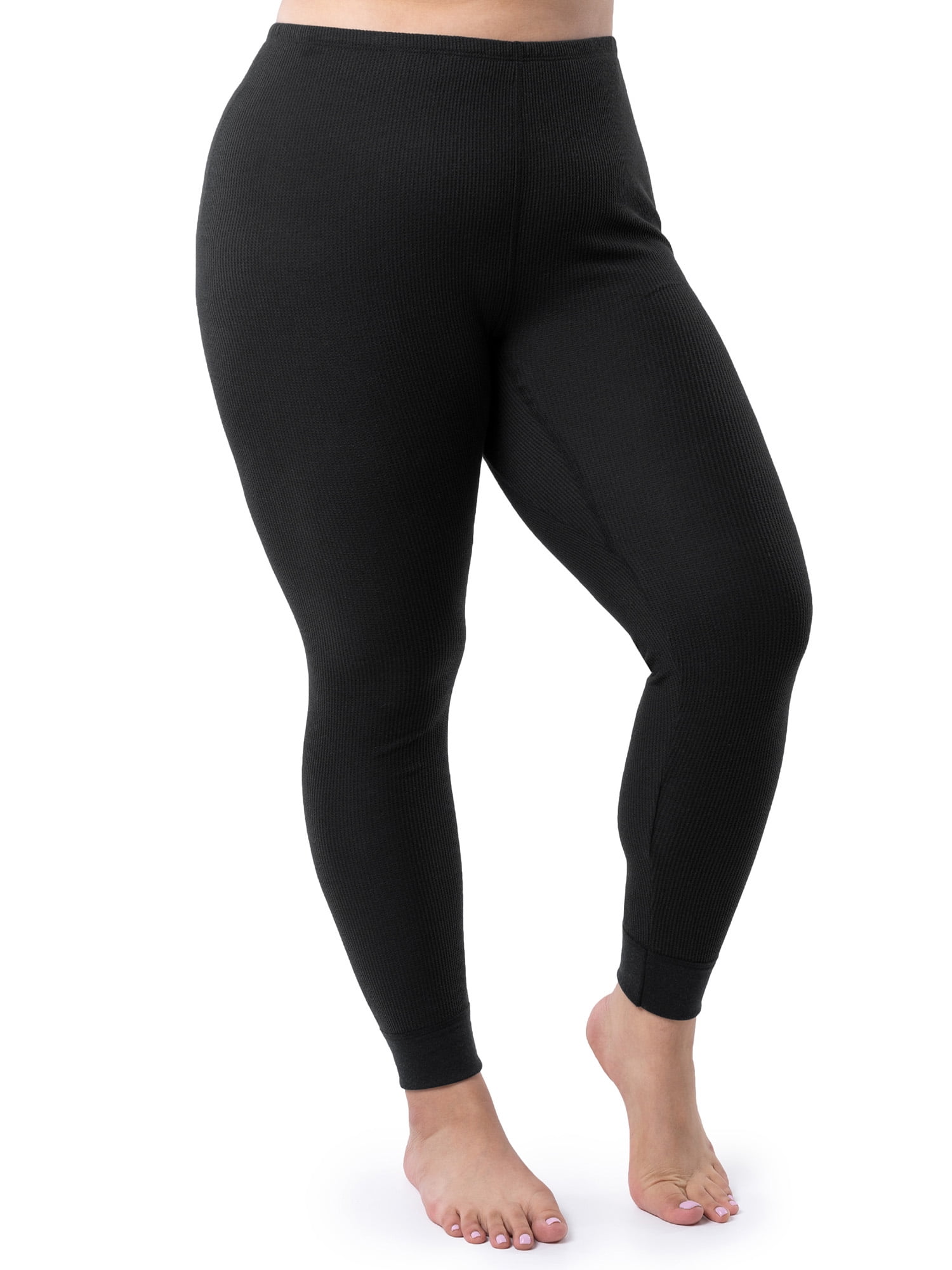 Fruit of the Loom Women's and Women's Plus Eversoft Waffle Top and Bottom Thermal Set