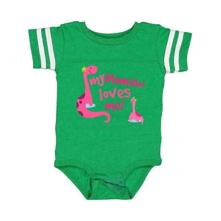 

Inktastic My Memaw Loves Me Gift Baby Girl Bodysuit